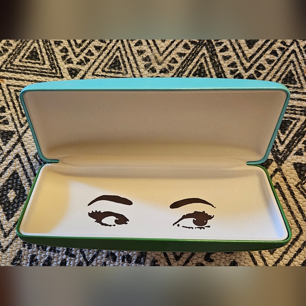 Kate Spade Eyeglasses Case In Blue And Green